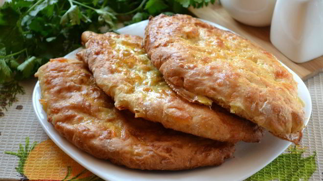 Рецепт Сырные лепешки на кефире