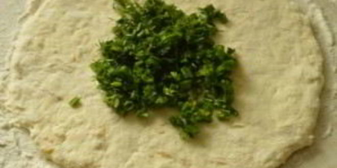 Рецепт сырные лепешки с ветчиной