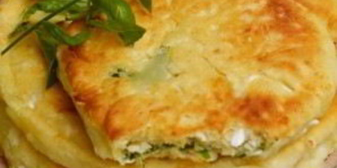 Рецепт сырные лепешки с ветчиной