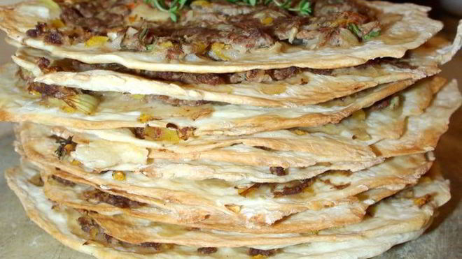 Рецепт Турецкие лепешки с мясом