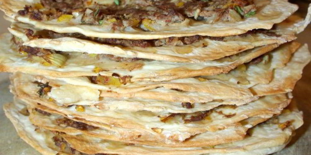 Как приготовить турецкие лепешки с мясом