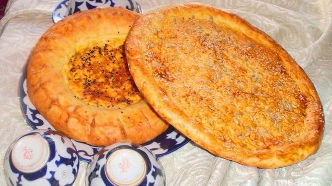 Рецепт Узбекская лепешка в духовке без дрожжей