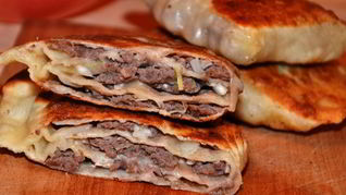 Рецепт Вкуснейшие лепешки с мясным фаршем