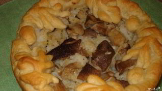 Рецепт Внушительный расстегай лепешкой