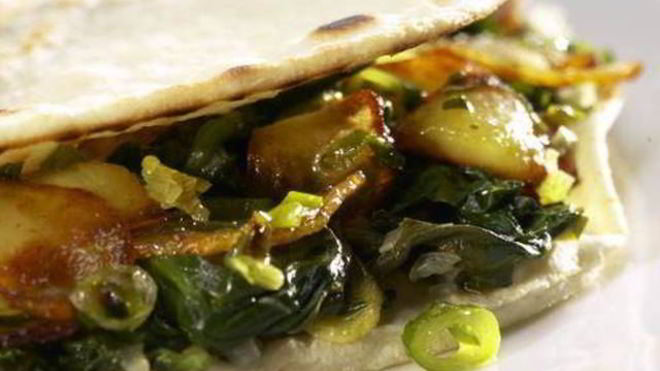 Рецепт Восточные лепешки с двойной начинкой