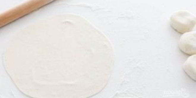 Рецепт жареных лепешек с зеленыма лукома