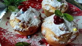 Рецепт Ароматные новогодние маффины