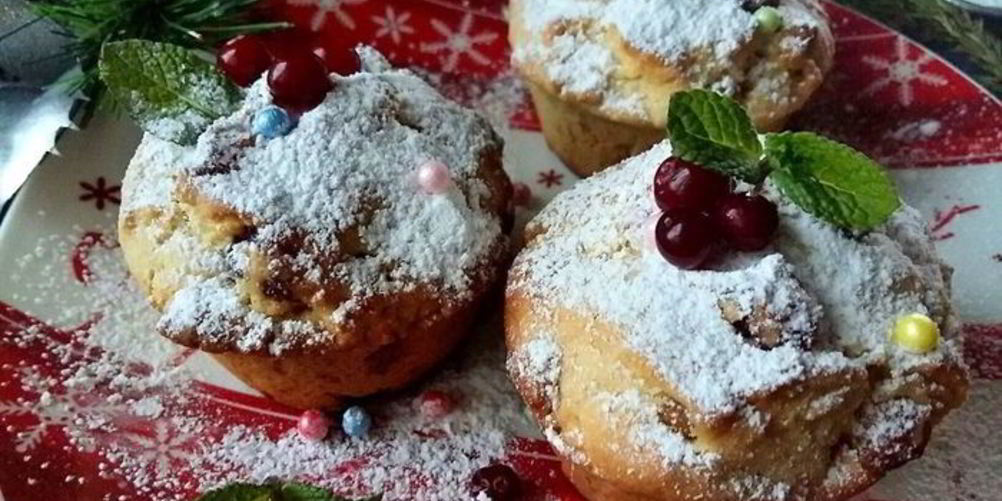 Как приготовить ароматные новогодние маффины