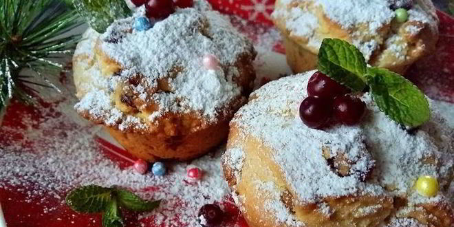 Рецепт ароматные новогодние маффины