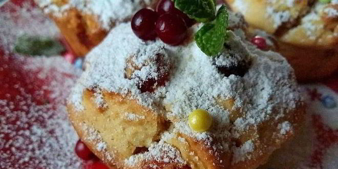 Рецепт ароматные новогодние маффины