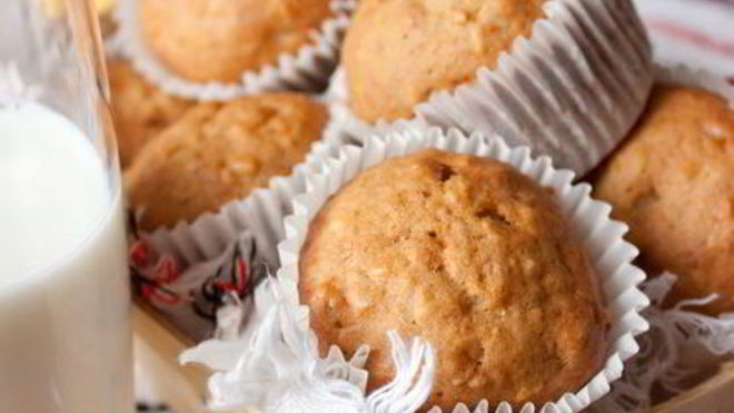 Рецепт Банановые маффины с кокосом и грецкими орехами