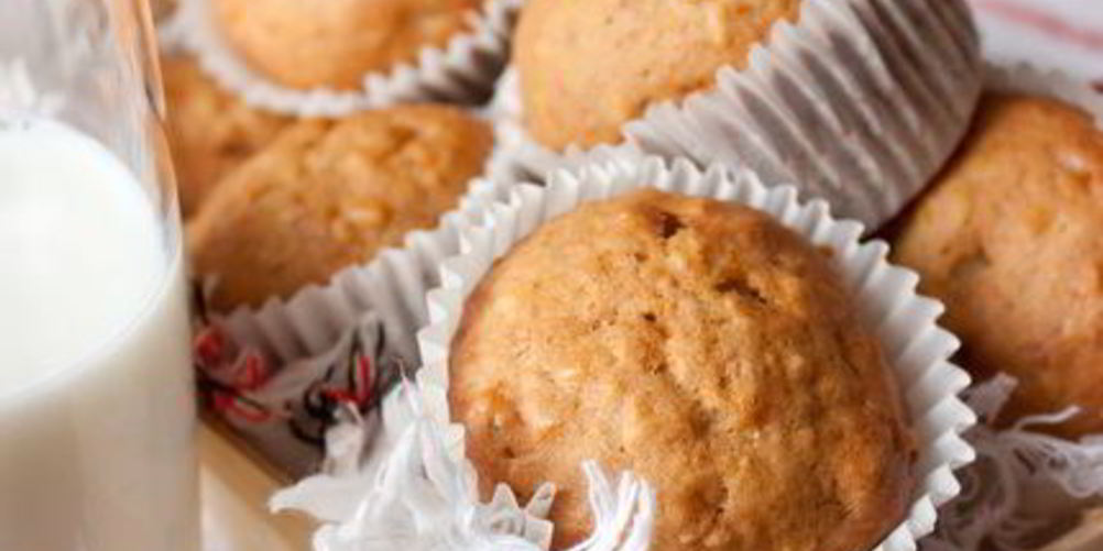 Как приготовить банановые маффины с кокосом и грецкими орехами