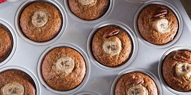 Рецепт банановые маффины с корицей
