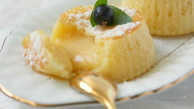 Рецепт Домашние ванильные маффины с начинкой