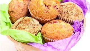 Рецепт Клюквенно-миндальные маффины