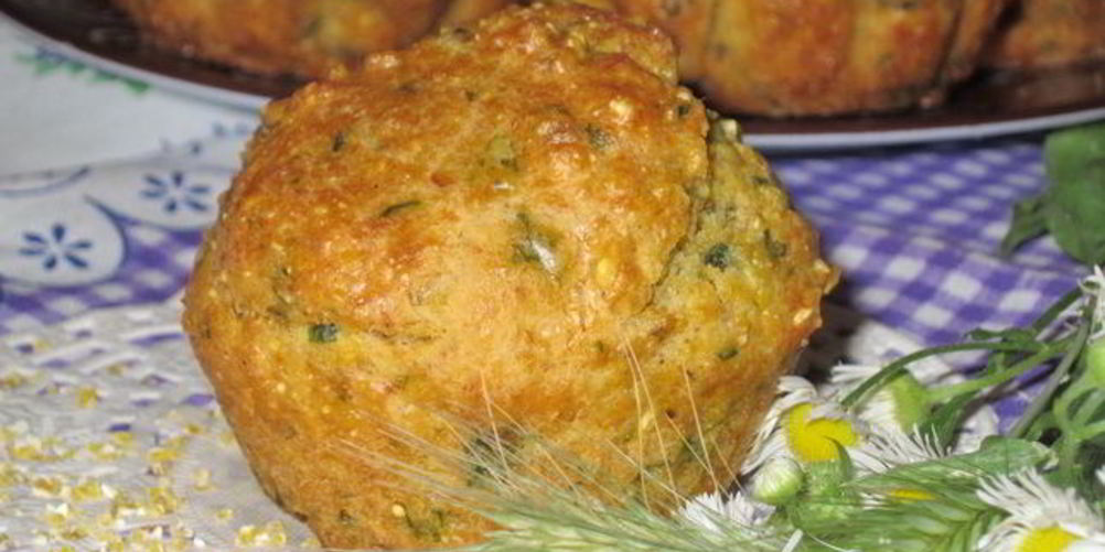 Как приготовить кукурузные маффины с брынзой и зеленью