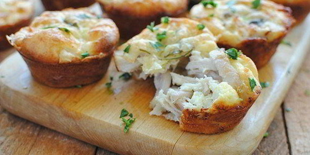 Рецепт маффины куриные с сыром