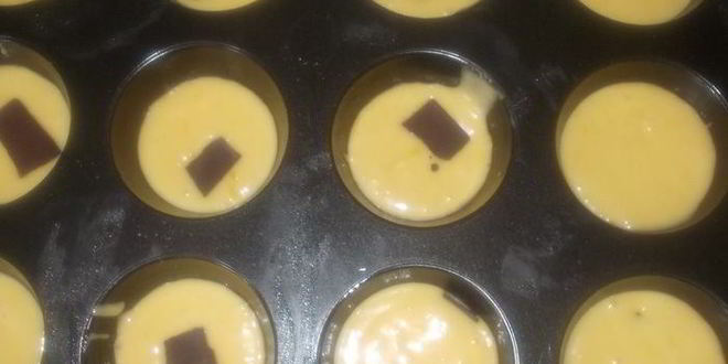 Рецепт лимонные маффины с шоколадом