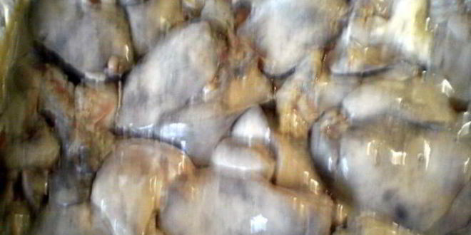 Рецепт маффины из печени с яблочно-мятным соусом