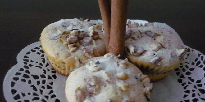 Рецепт маффины кофейные с орешками