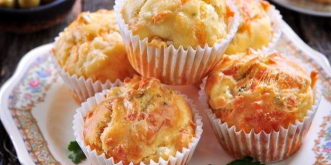 Рецепт маффины куриные с сыром