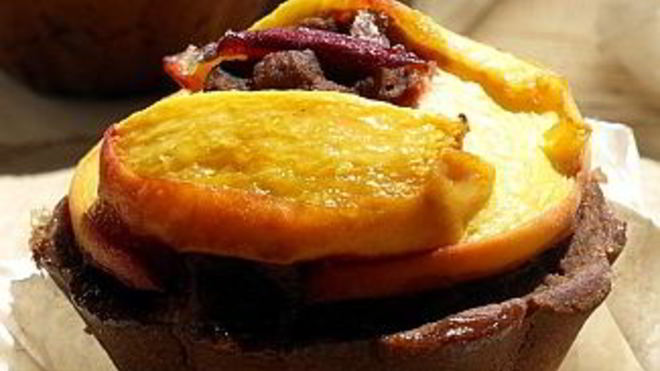 Рецепт Маффины на рисовой муке с персиками