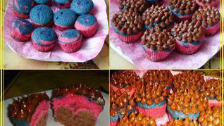 Рецепт Маффины радужные