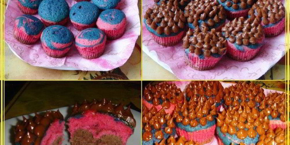 Как приготовить маффины радужные