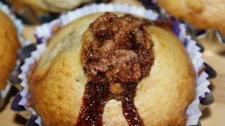 Рецепт Маффины с бананом и сгущенкой