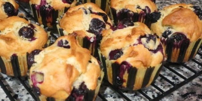 Рецепт маффины с черной смородиной