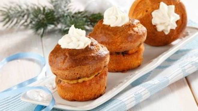 Рецепт Маффины с фетаксой и грибами