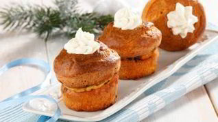 Рецепт Маффины с фетаксой и грибами