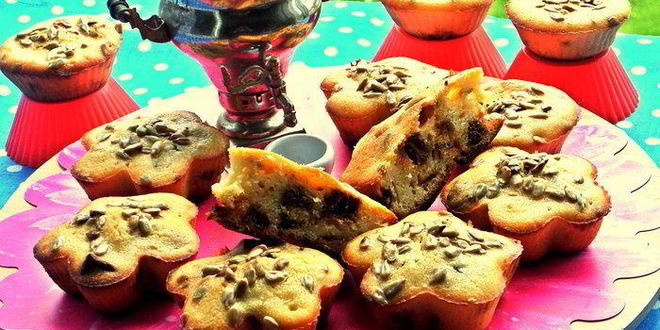 Рецепт маффины с финиками и семечками