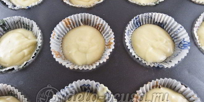 Рецепт маффины с клубникой