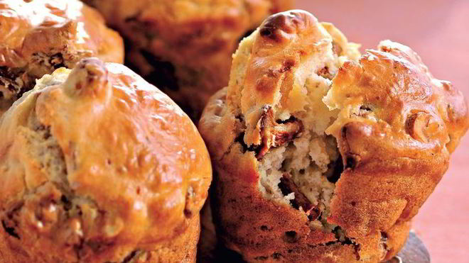 Рецепт Маффины с лисичками и курагой