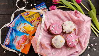 Рецепт Маффины с малиной и черникой