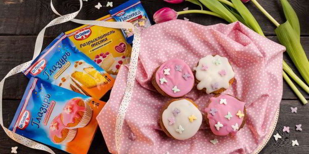 Как приготовить маффины с малиной и черникой