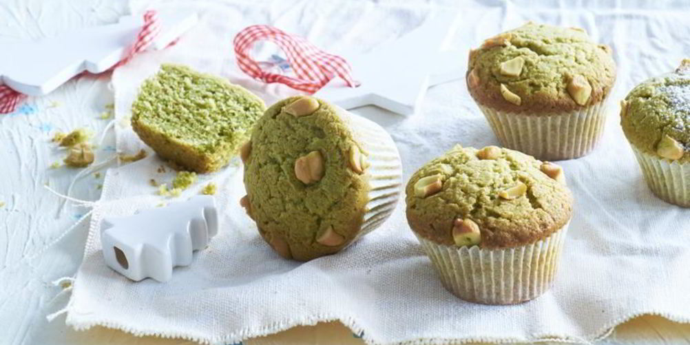 Как приготовить маффины с матча и белым шоколадом
