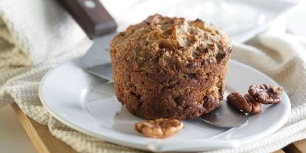 Рецепт яблочные маффины с орехами и корицей