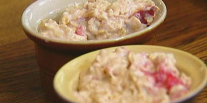 Рецепт маффины с персиками и овсяными хлопьями