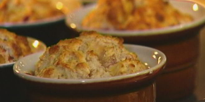 Рецепт маффины с персиками и овсяными хлопьями