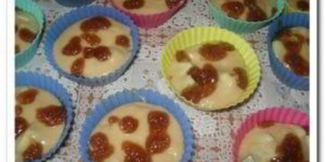 Рецепт маффины с ревенем