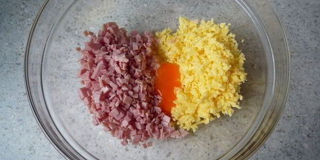 Рецепт маффины с сыром и ветчиной из дрожжевого теста