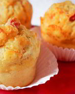 Маффины с сыром и ветчиной