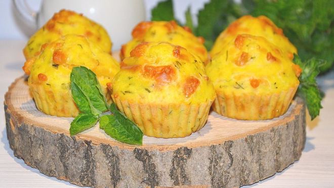 Рецепт Маффины с сыром