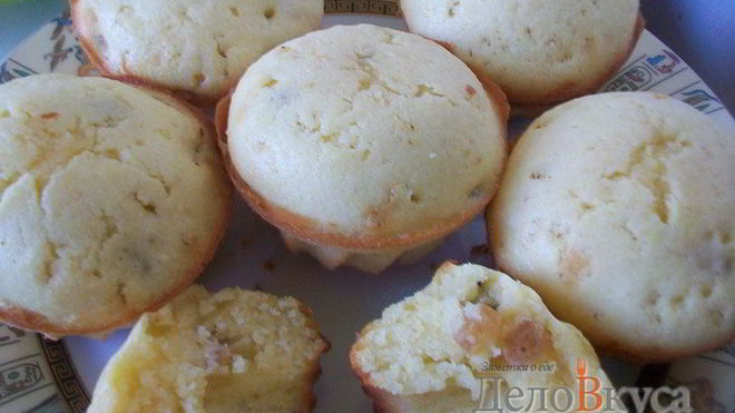 Рецепт Маффины с ванилью и изюмом