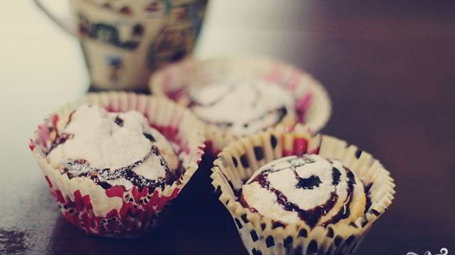 Рецепт Маффины с вареньем