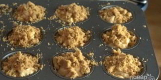 Рецепт маффины с яблоками и специями