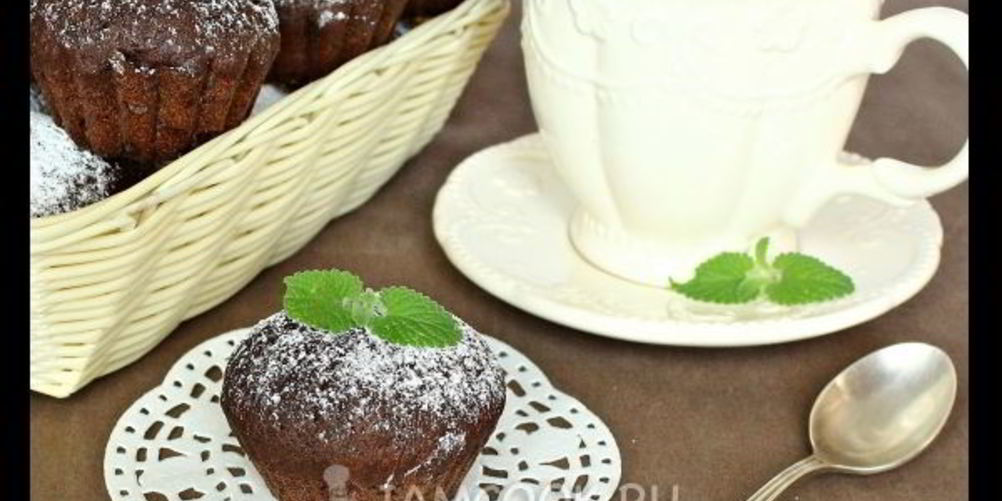 Рецепт ванильно-шоколадные маффины с черешней