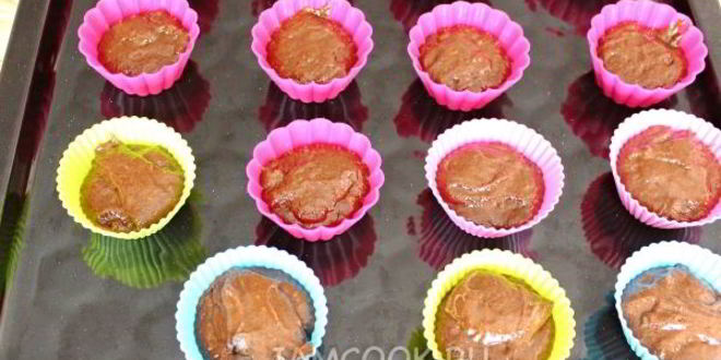 Рецепт маффины шоколадные нежные